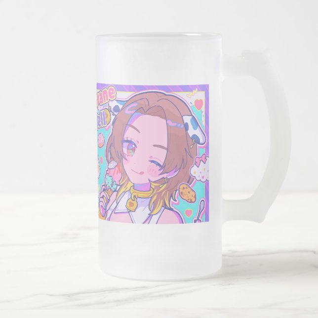 metamorphase frosted glass beer mug (Right)