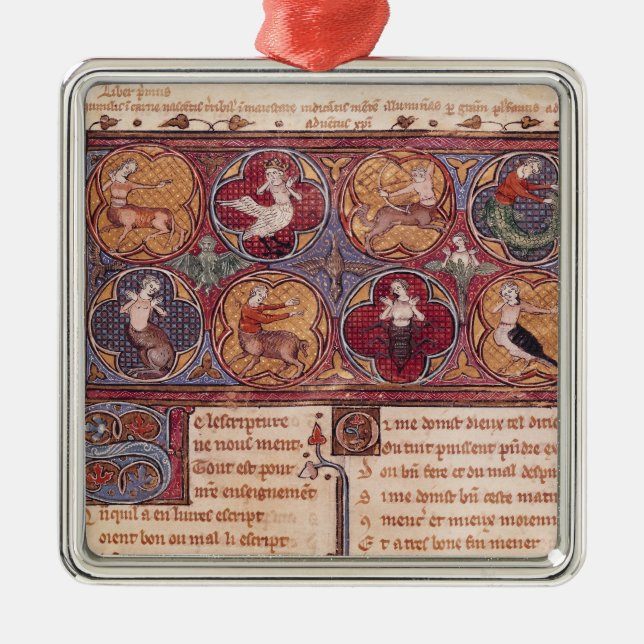 Metamorphoses, from Ovid Moralise Metal Tree Decoration (Front)