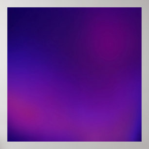 Metamorphosis 1 Purple Blue Elegance Poster