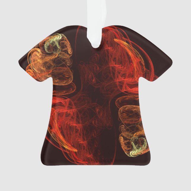 Metamorphosis Abstract Art Acrylic Shirt Ornament (Front)