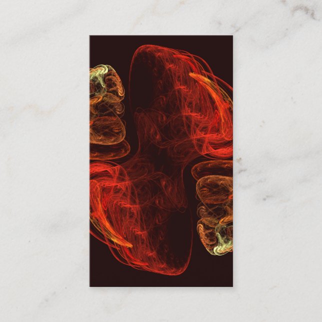 Metamorphosis Abstract Art Business Card (Front)