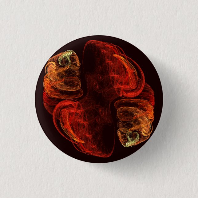 Metamorphosis Abstract Art Button (round) (Front)