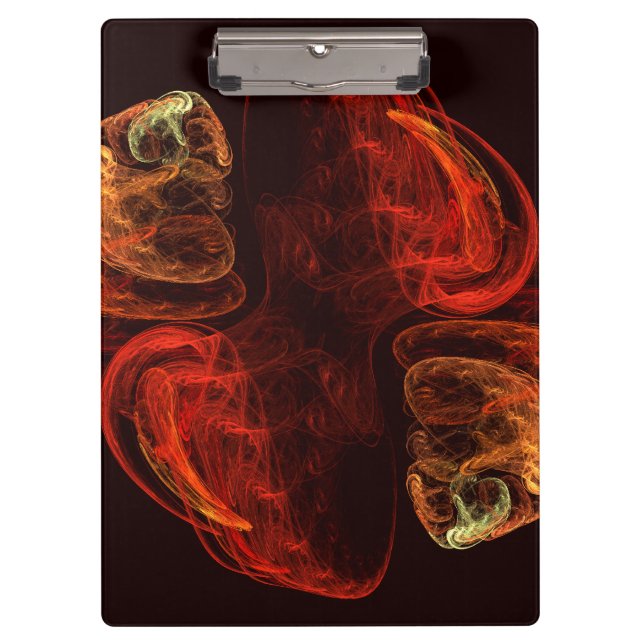 Metamorphosis Abstract Art Clipboard (Front)