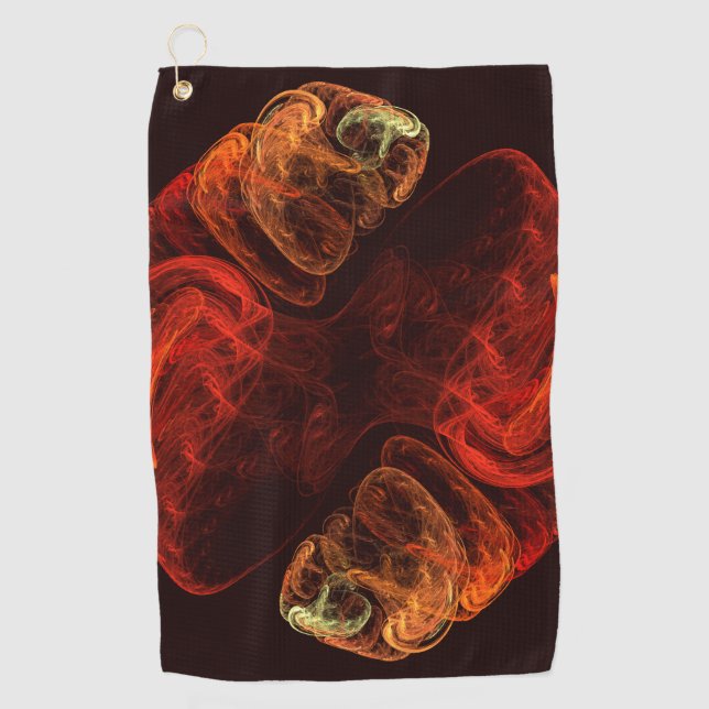 Metamorphosis Abstract Art Golf Towel (Front)