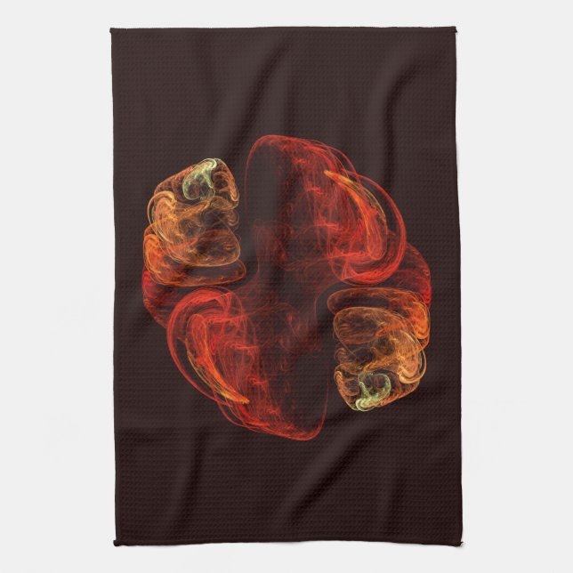 Metamorphosis Abstract Art Kitchen Towel (Vertical)