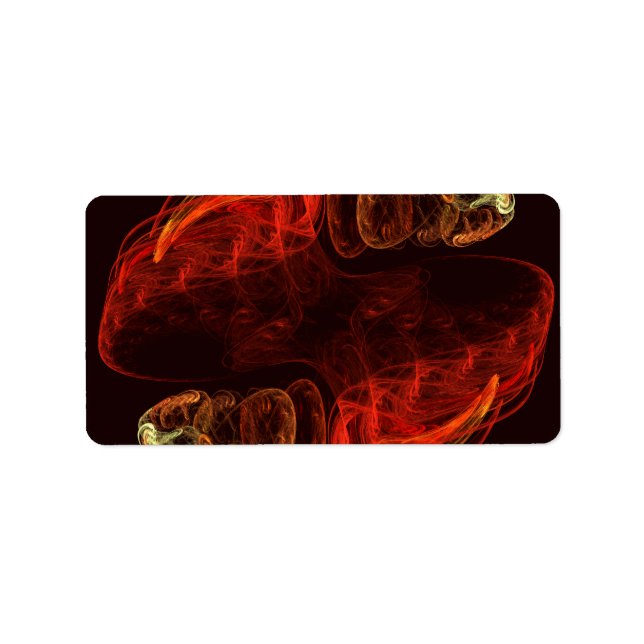 Metamorphosis Abstract Art Label (Front)