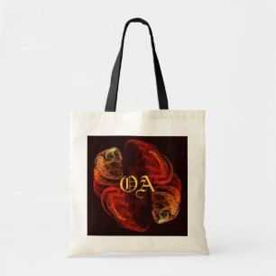 Metamorphosis Abstract Art Monogram Bag