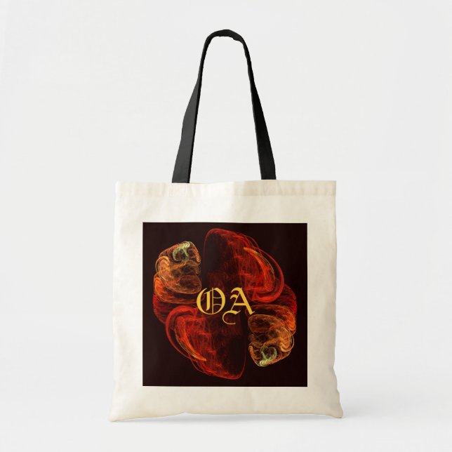 Metamorphosis Abstract Art Monogram Bag (Front)