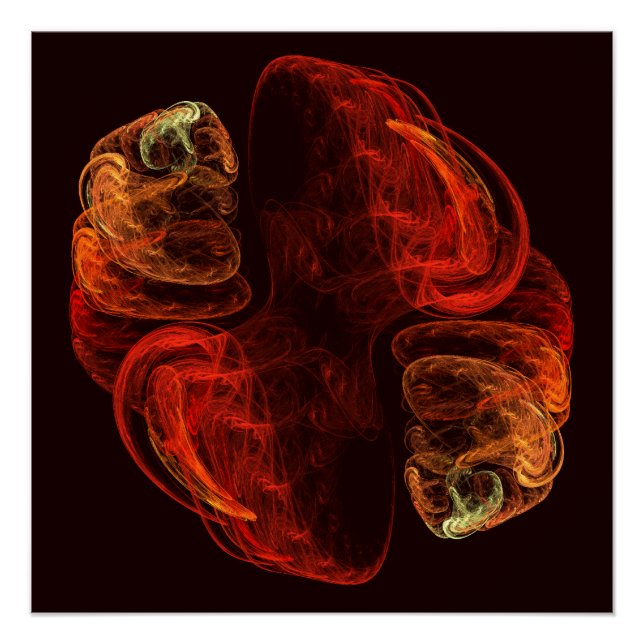 Metamorphosis Abstract Art Poster (Front)