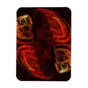 Metamorphosis Abstract Art Premium Magnet