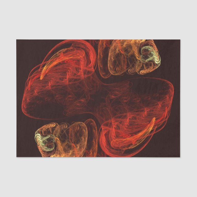 Metamorphosis Abstract Art Tissue Paper (Front)