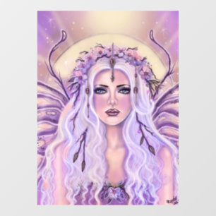 Metamorphosis butterfly fairy By Renee Lavoie Window Cling