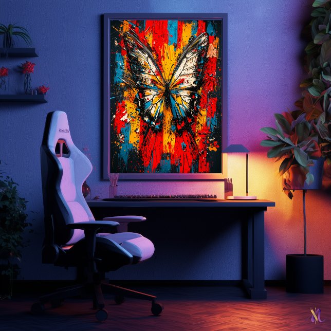 Metamorphosis Contemporary Expressionist Butterfly Poster (Creator Uploaded)