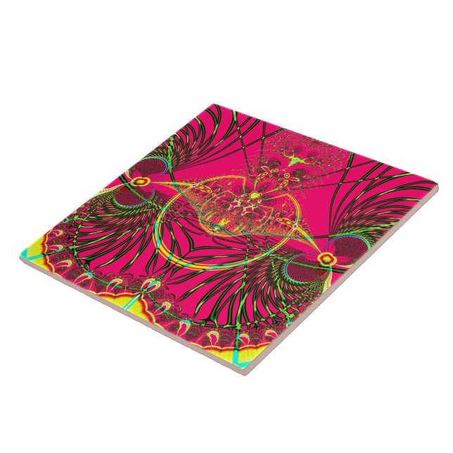 Metamorphosis Emerging from the Cocoon Fractal Tile (Side)