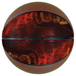 Metamorphosis Energy Modern Abstract Fractal Art Basketball
