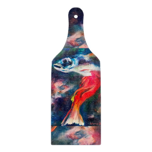 Metamorphosis glass cutting board (Front)