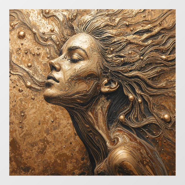 “Metamorphosis of Light” – A Surreal Portrait Window Cling (Sheet)