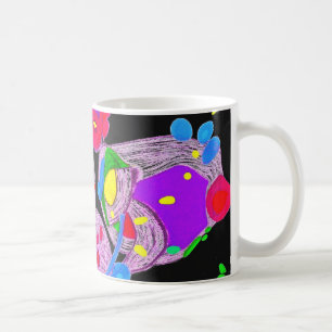 Metamorphosis Purple Design Monogram Mug