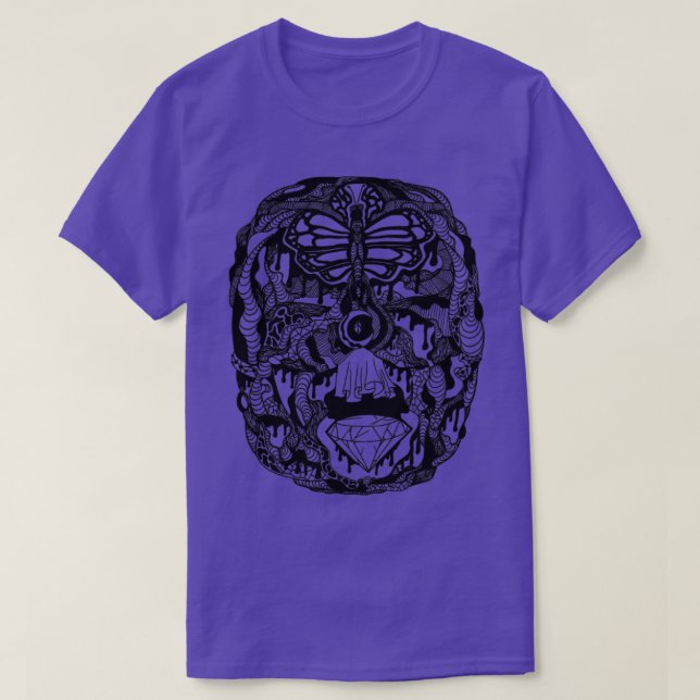 Metamorphosis Wave of Thoughts  T-Shirt (Design Front)