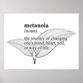 Metanoia Isnpirational Poster
