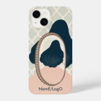metaphor_15_a girl in the mirror iPhone case