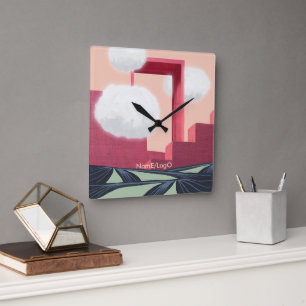 metaphor_18_one midsummer_1 square wall clock