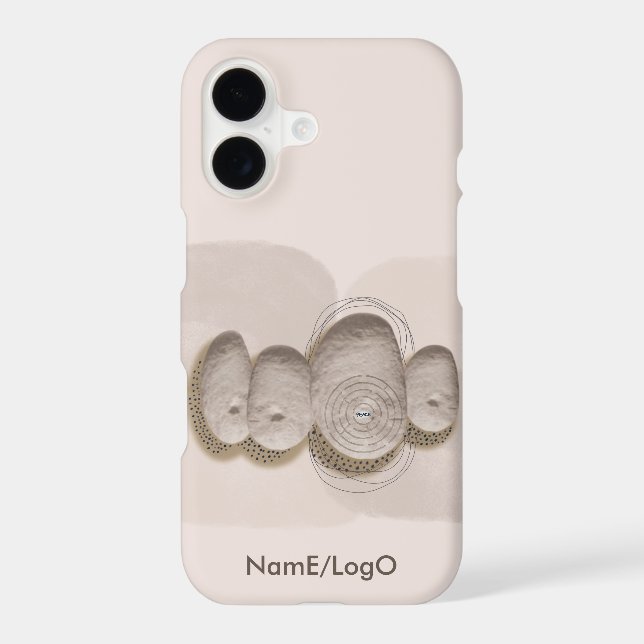 metaphor_1_inner peace iPhone case (Back)