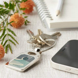 metaphor_21_a moonlit hill_2 metal key ring
