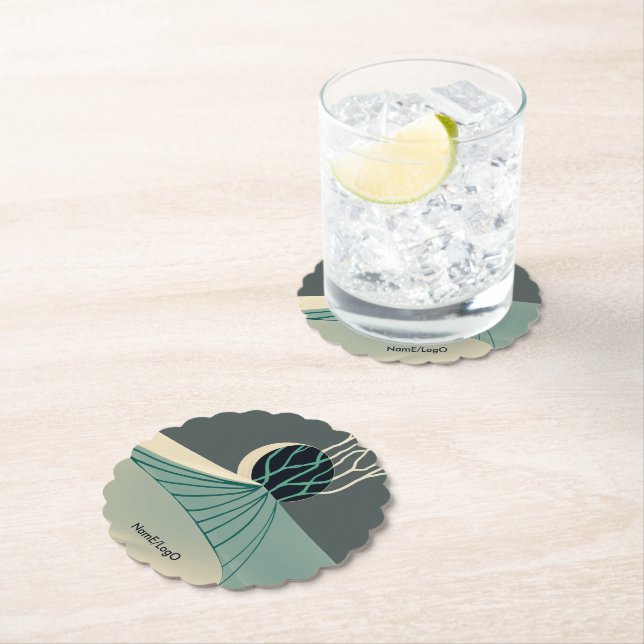 metaphor_21_a moonlit hill_2 paper coaster (Insitu)