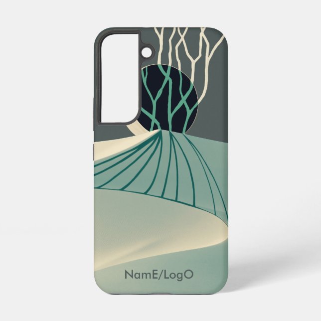 metaphor_21_a moonlit hill_2 samsung galaxy s22 case (Back)