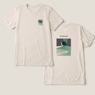 metaphor_21_a moonlit hill_2 t-shirt Tri-Blend shirt