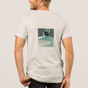 metaphor_21_a moonlit hill_2 t-shirt Tri-Blend shirt