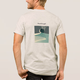 metaphor_21_a moonlit hill_2 t-shirt Tri-Blend shirt