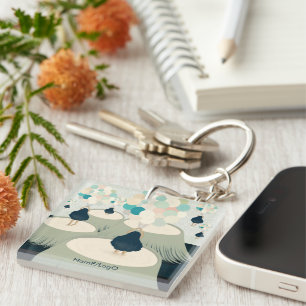 metaphor_22_a girl in the dream acrylic key ring