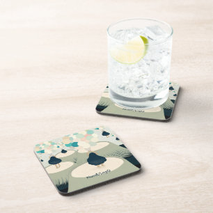 metaphor_22_a girl in the dream hard plastic coaster