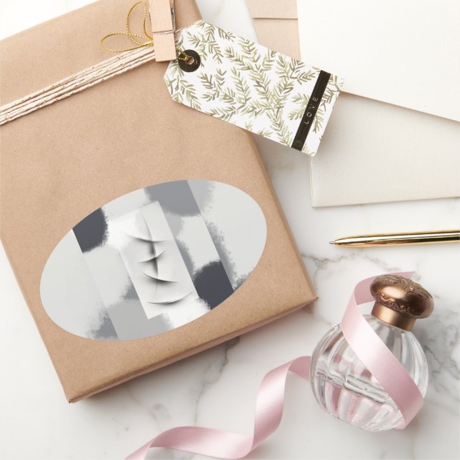 metaphor_5_growth_2 oval sticker (Gifting)