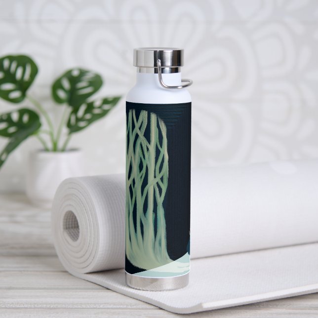 metaphor_7_a girl in the woods water bottle (Yoga)