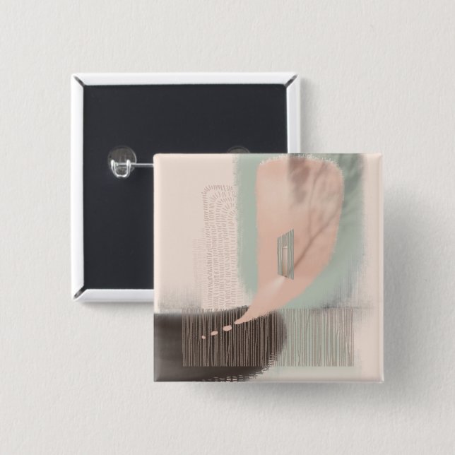 metaphor_8_goinghome 15 cm square badge (Front & Back)