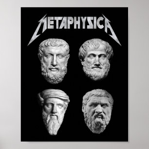 Metaphysica Socrates Plato Aristotle Philosopher M Poster