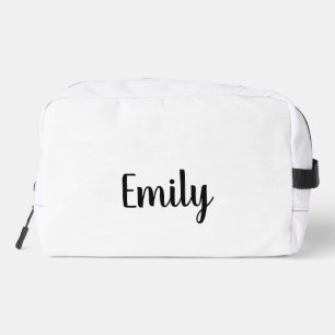 metaphysical babe bold pink script toiletry bag