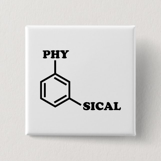  Metaphysical Humour 15 Cm Square Badge (Front)