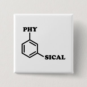  Metaphysical Humour 15 Cm Square Badge