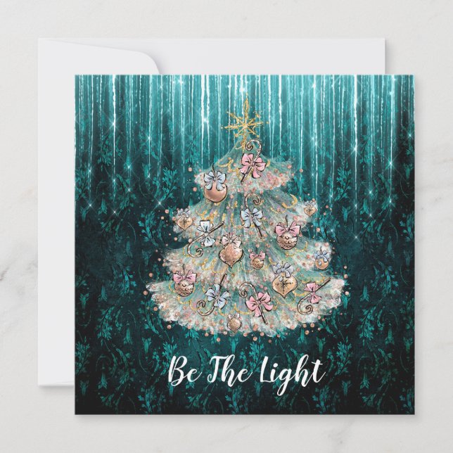 *~* Metaphysical New Age Spiritual  Christmas Holiday Card (Front)