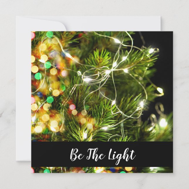 *~* Metaphysical New Age Spiritual  Christmas Tree Holiday Card (Front)