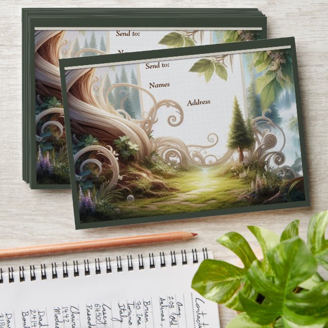Metaphysical Timeless Spiritual Fantasy Themes Envelope (Stacked)