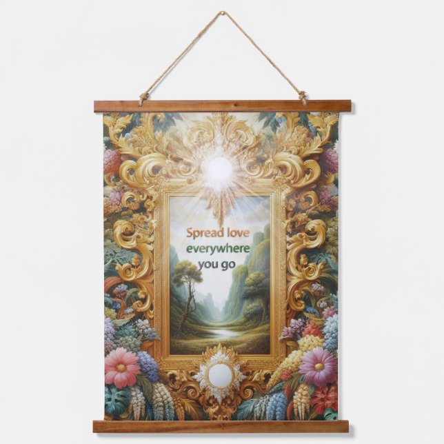Metaphysical Timeless Spiritual Fantasy Themes Hanging Tapestry (Front)
