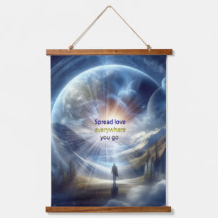 Metaphysical Timeless Spiritual Fantasy Themes Hanging Tapestry