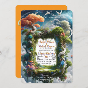 Metaphysical Timeless Spiritual Fantasy Themes Invitation
