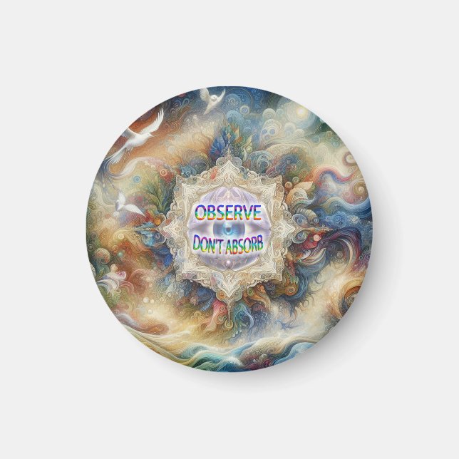 Metaphysical Timeless Spiritual Fantasy Themes Magnet (Front)