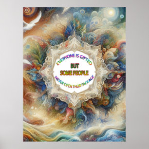 Metaphysical Timeless Spiritual Fantasy Themes Poster
